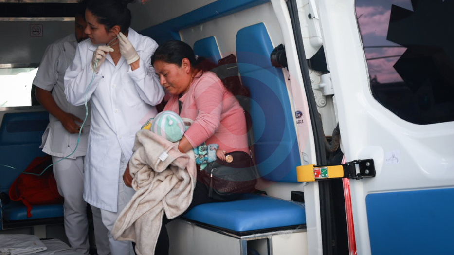 Traslado de menor de edad de Tianguistengo al Hospital del Niño DIFH 