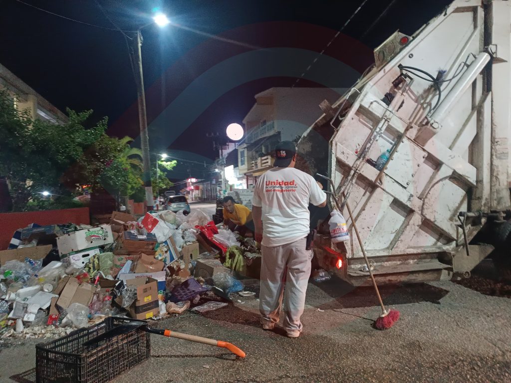 Limpias Públicas lleva a cabo la recolección de manera eficiente y puntual