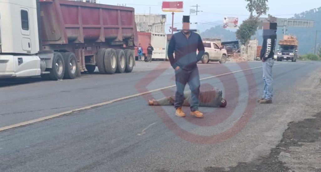 Motociclista atropelló a un hombre en la México -Tampico