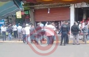 Riña entre familia en el Mercado por disputa de local comercial