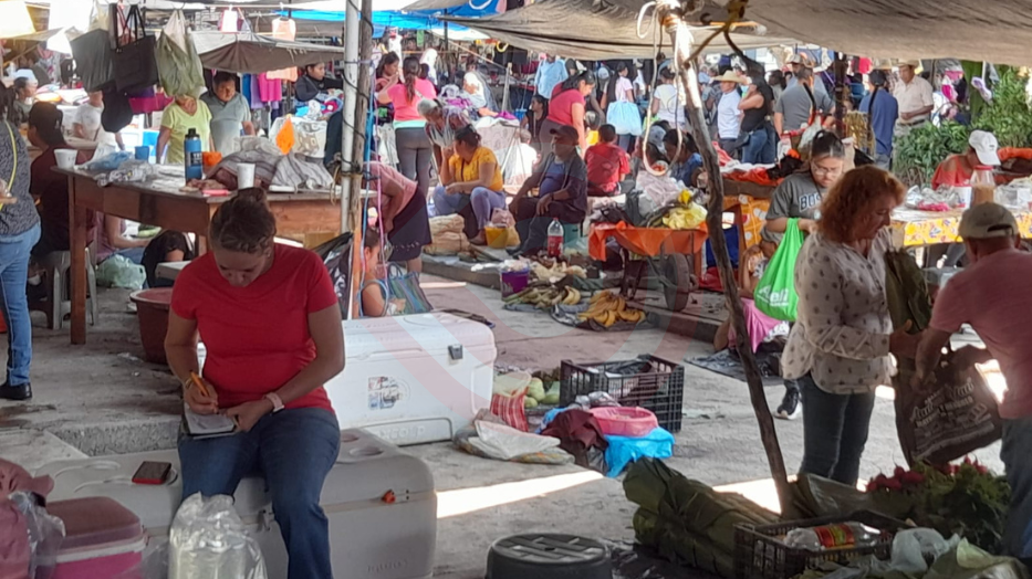 Comerciantes tianguistas se quejan de bajo índice de venta