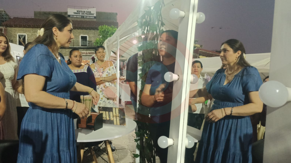 Kristel Rodríguez inauguró el Bazar de Emprendedoras