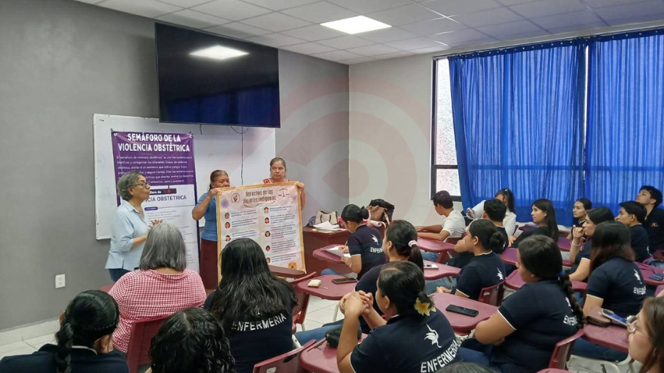 Imparten taller sobre “Violencia Obstétrica” a estudiantes de Enfermería