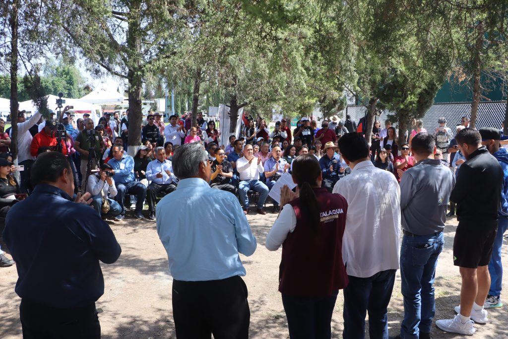 Nueva cancha de frontón en Atitalaquia impulsa el deporte y fortalece la convivencia social