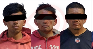 SSPH recupera motocicleta robada y asegura a cinco personas en Mineral de la Reforma 