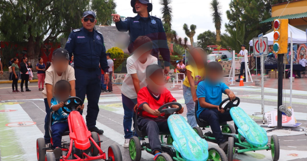 Durante el periodo vacacional, SSPH acercó a 818 niñas y niños a la policía estatal
