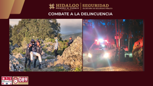 Policía Estatal rescata a dos personas extraviadas en Mineral del Chico