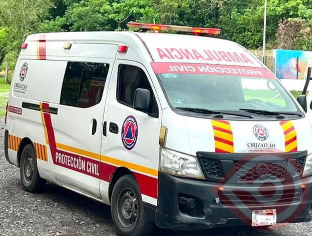 Motociclista herido al derrapar y caer