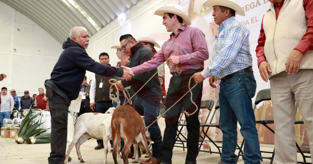 Entrega Gobierno de Hidalgo programa para la Mujer Rural en San Agustín Tlaxiaca y El Arenal