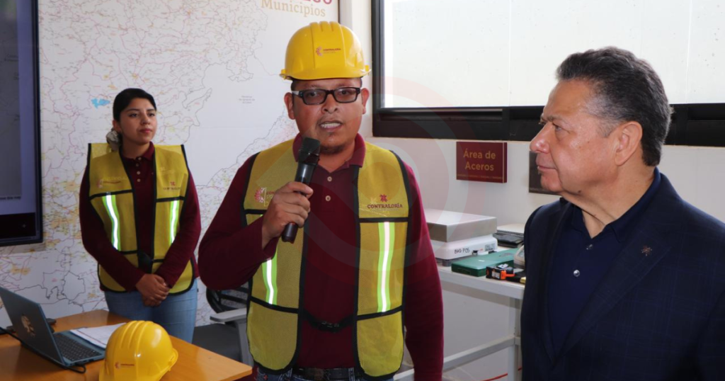 Con tecnología y ciencia, la Contraloría verifica calidad de materiales de la obra pública