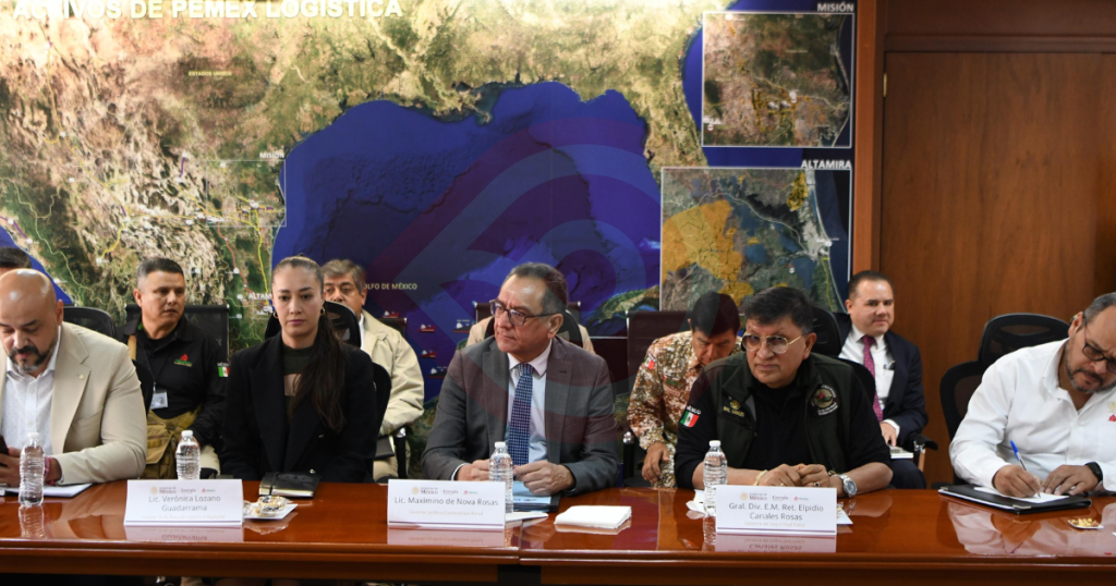 Refuerzan estrategia de seguridad en Hidalgo mediante coordinación con Pemex