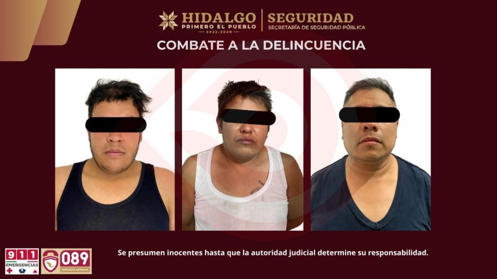 SSPH detiene a tres hombres y recupera tractocamión robado con 24 toneladas de polímero industrial