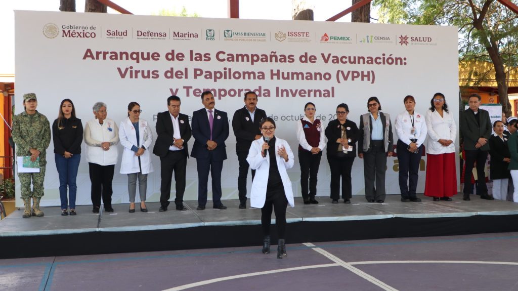 Secretaría de Salud coordinan jornada de vacunación en Hidalgo