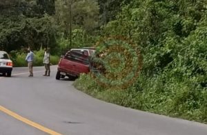 Camioneta se accidentó en la México -Tampico