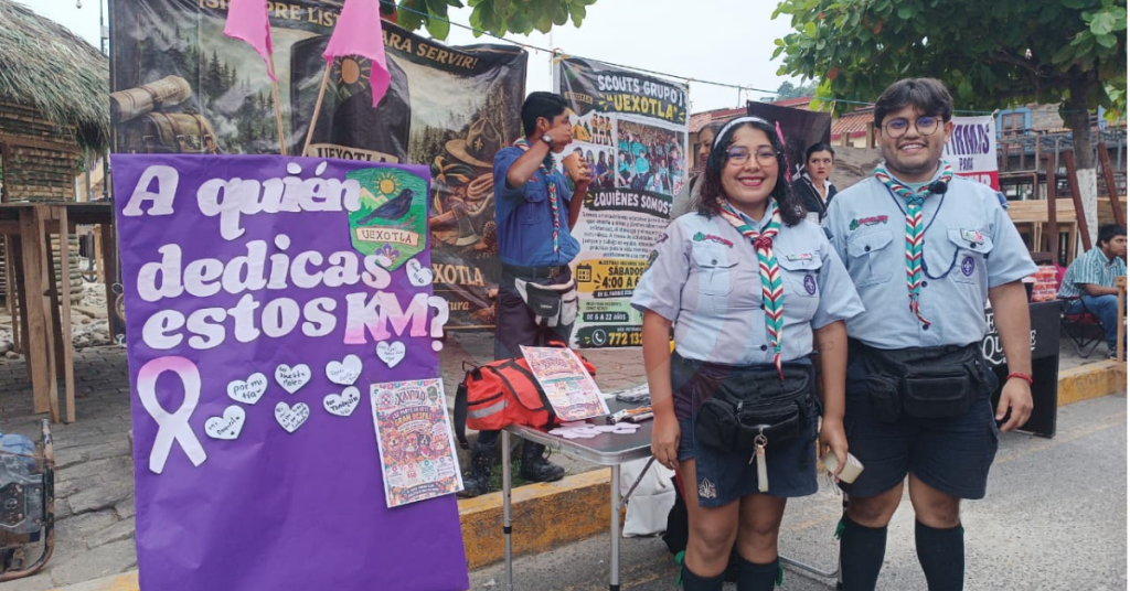 Scout Uexotla convoca a niños y jóvenes a sumarse a sus actividades