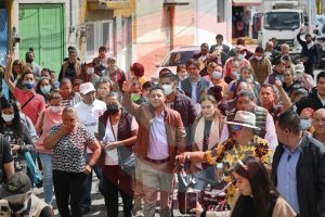 Anuncia Ricardo Gallardo rehabilitación de calles en los barrios de Tlaxcala y Santiago