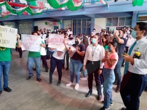 Protestaron por cambios en la dirección de la ENESMAPO