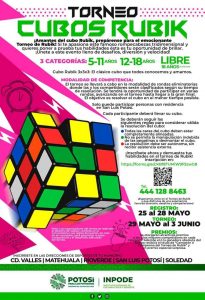 Gobierno del Cambio organiza Torneo de Cubo Rubik en San Luis Potosí
