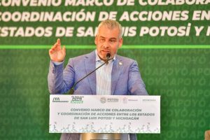 Reconoce gobernador de Michoacán, éxito de SLP en Relocalización de Empresas