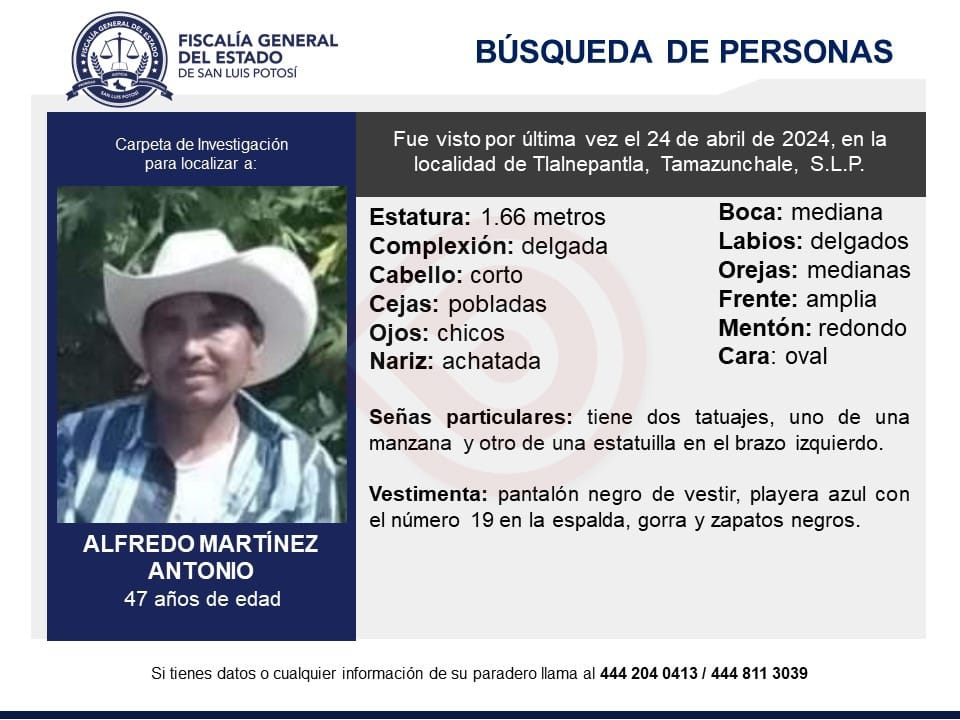 Reportan desaparecido a jornalero de Tlalnepantla