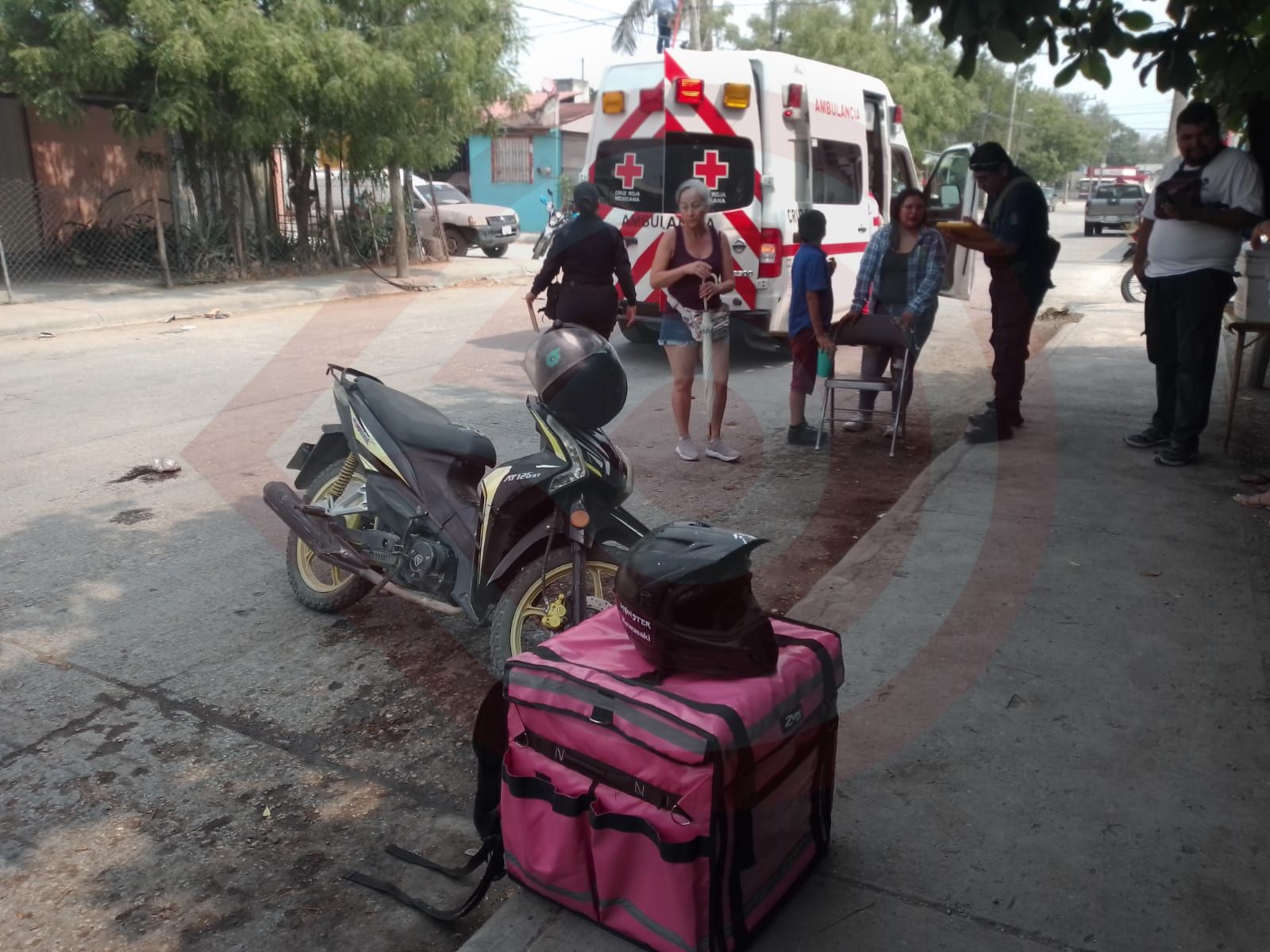 Mujer motociclista atropelló a un menor en Praderas del Río