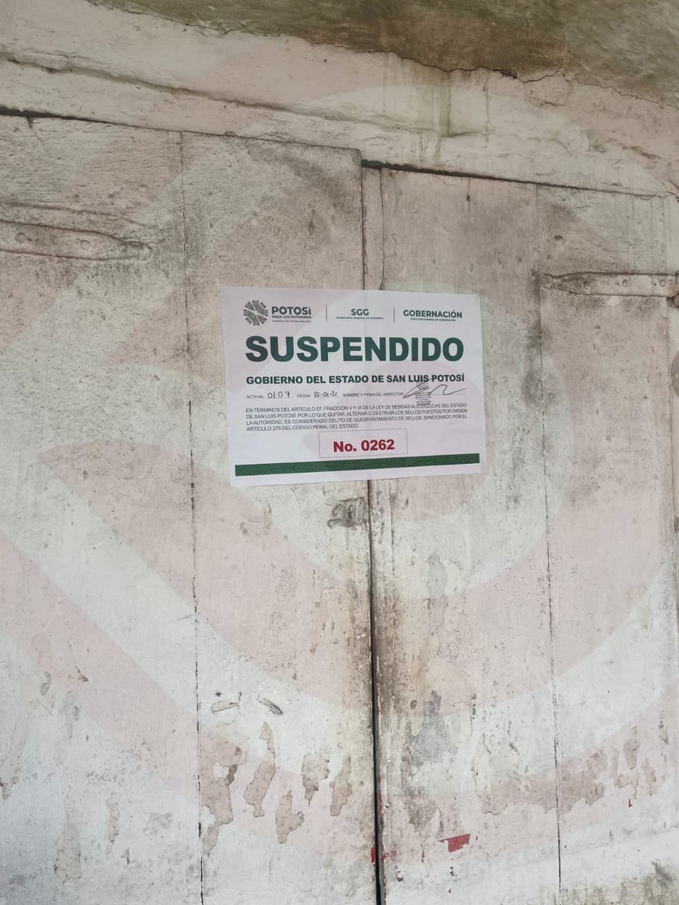 4 cantinas y 5 enfriadores, fueron clausurados por la Secretaría Gobernación.