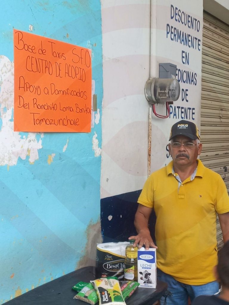 Solidaridad huasteca, Hidalguenses apoyan a damnificados de Tamazunchale