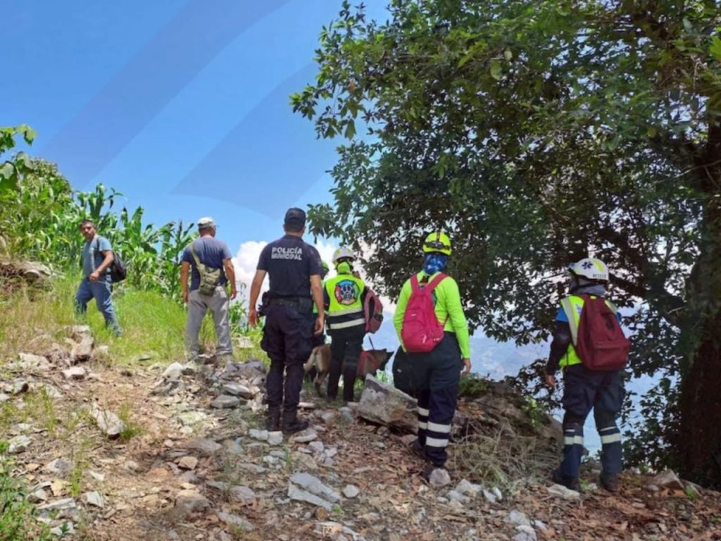 Utilizan perros entrenados para buscar a un adulto mayor