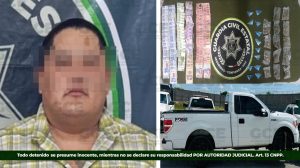 Aseguran a joven con droga y dinero en operativo de la Guardia Civil Estatal en Ciudad Valles