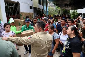 Ricardo Gallardo encabeza rehabilitación en Tamazunchale