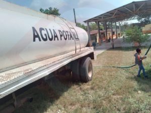 Escuelas siguen solicitando abastecimiento de agua en pipas
