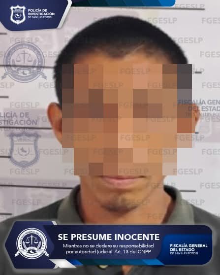 FGESLP aprehende a José “N” por presunta violencia familiar