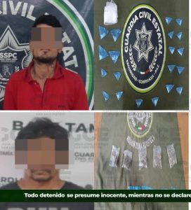 Capturan a dos presuntos narco menudistas