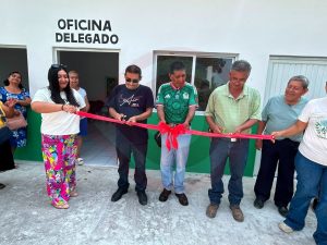 Inauguran nuevas oficinas en el ejido Ixtlapalaco