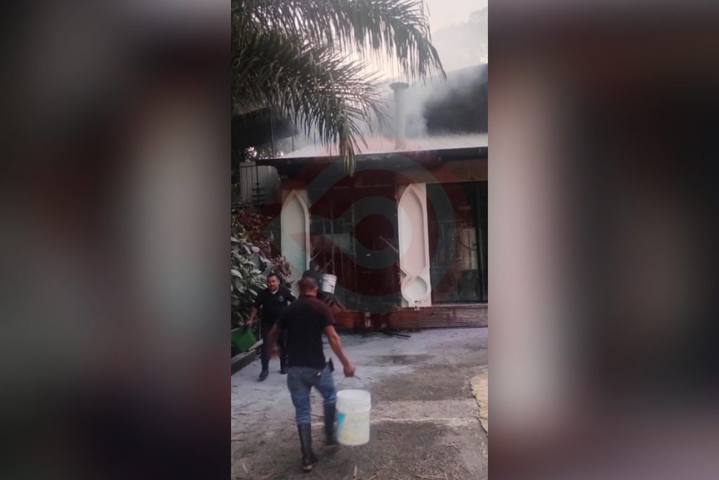 Sofocan oportunamente incendio en establecimiento turístico