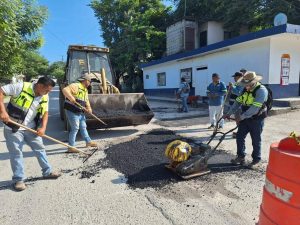Con más de 60 mil metros lineales, Ciudad Valles avanzó con el programa permanente de bacheo
