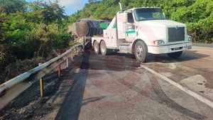 Retiro de cisterna colapsó durante horas la circulación en la Valles-Rayón