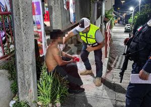 Auxiliaron a masculino golpeado en la colonia XEW