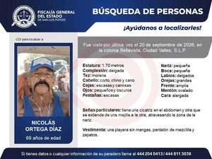 Reportan la no localización de dos adultos mayores