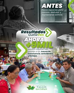 Fortalece gobierno de David Medina atención integral a las personas adultas mayores