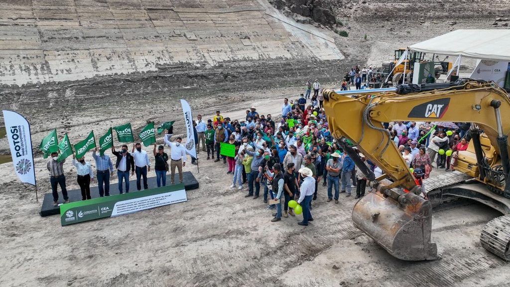 El gobernador Ricardo Gallardo garantiza el abasto de agua con el rescate de la Presa El Peaje