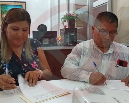 Firma de convenio entre el ITH y el ITST.